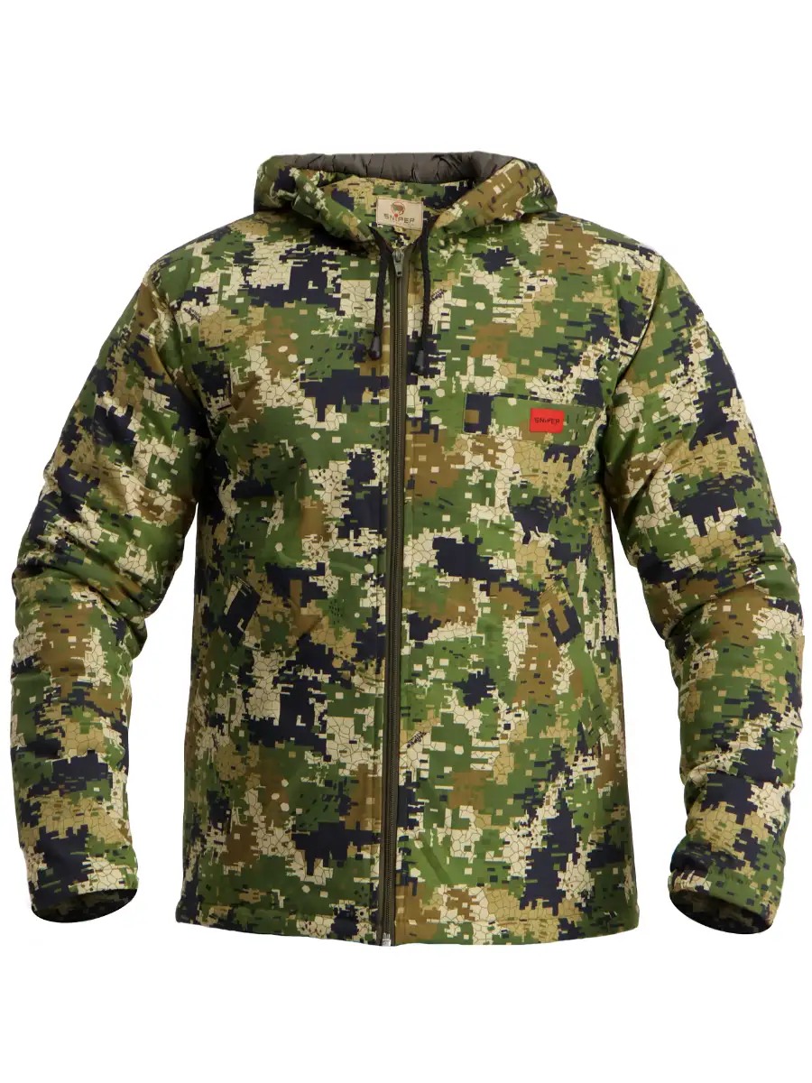 Sniper Africa Men’s Hunting Padded PH Jacket Pixelate