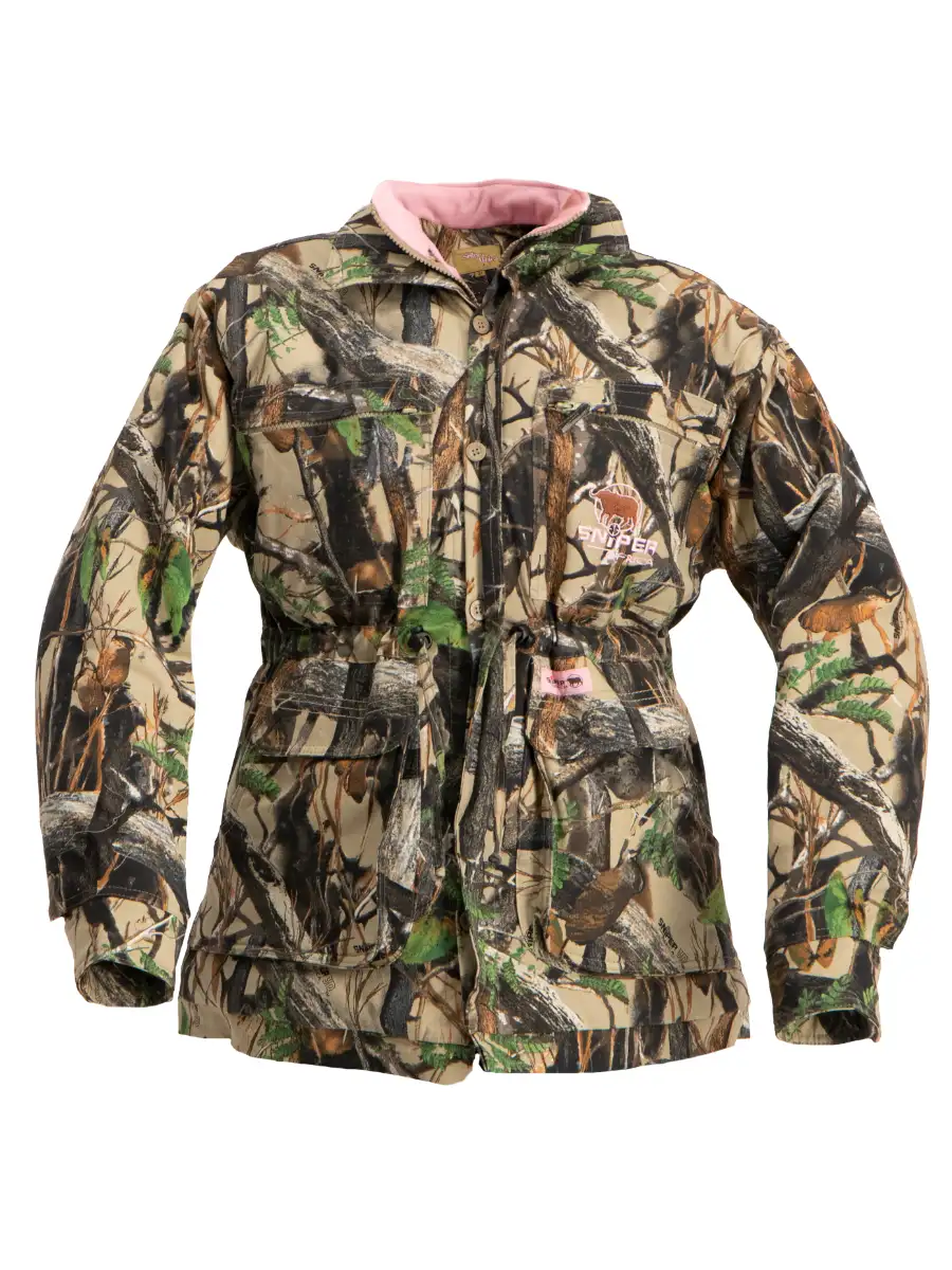 Sniper Africa Ladies Hunting Parka Jacket 3D/Pink